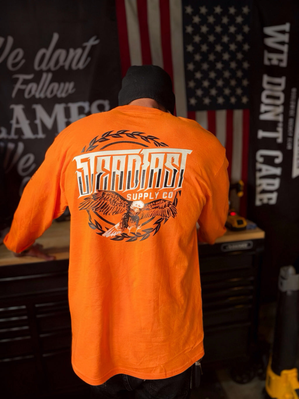 “SCREAMIN’ EAGLE” HI VIZ Men’s Long Sleeve Tee