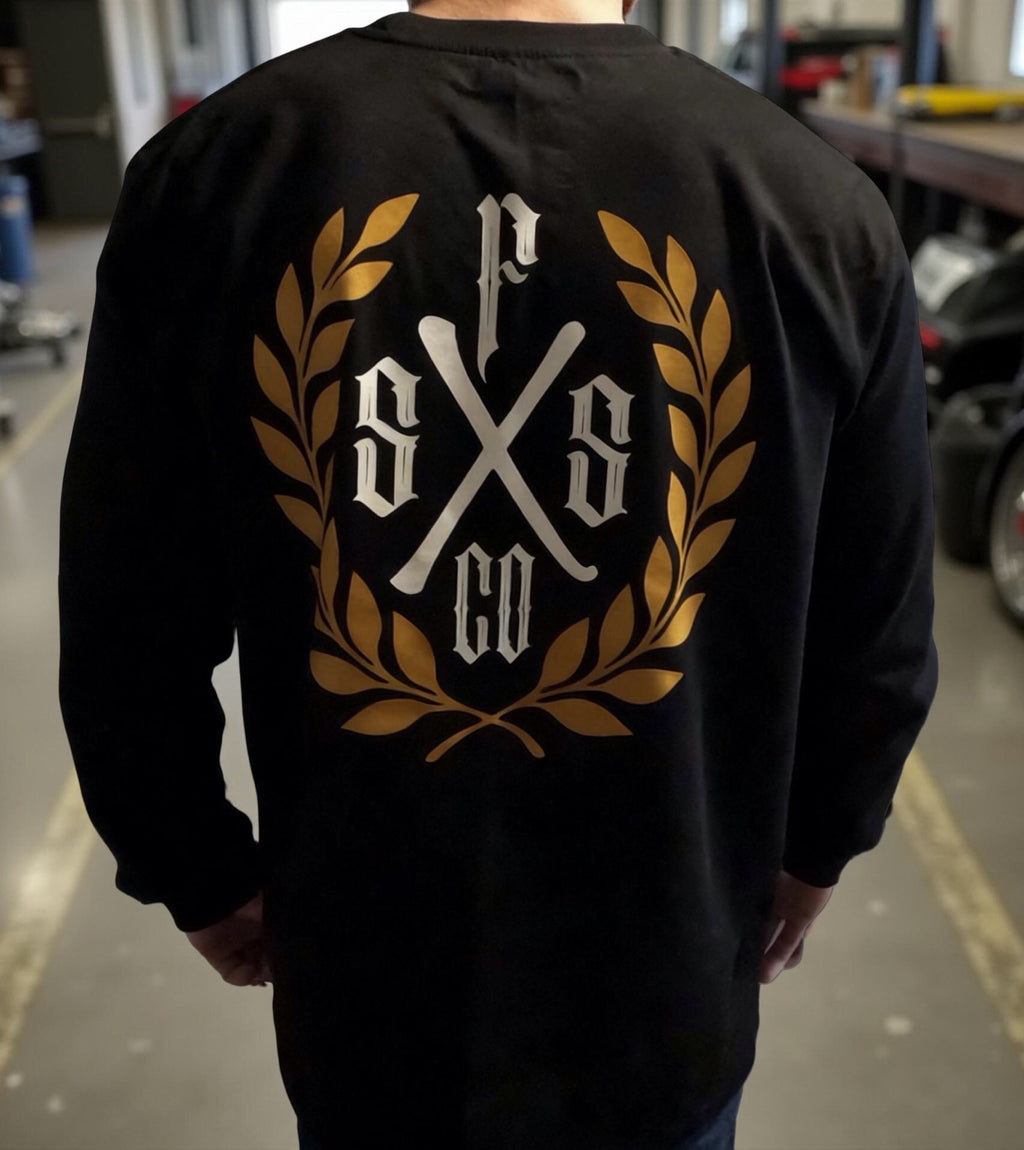 “STEADFAST SEAL” Men’s Black Long Sleeve Tee