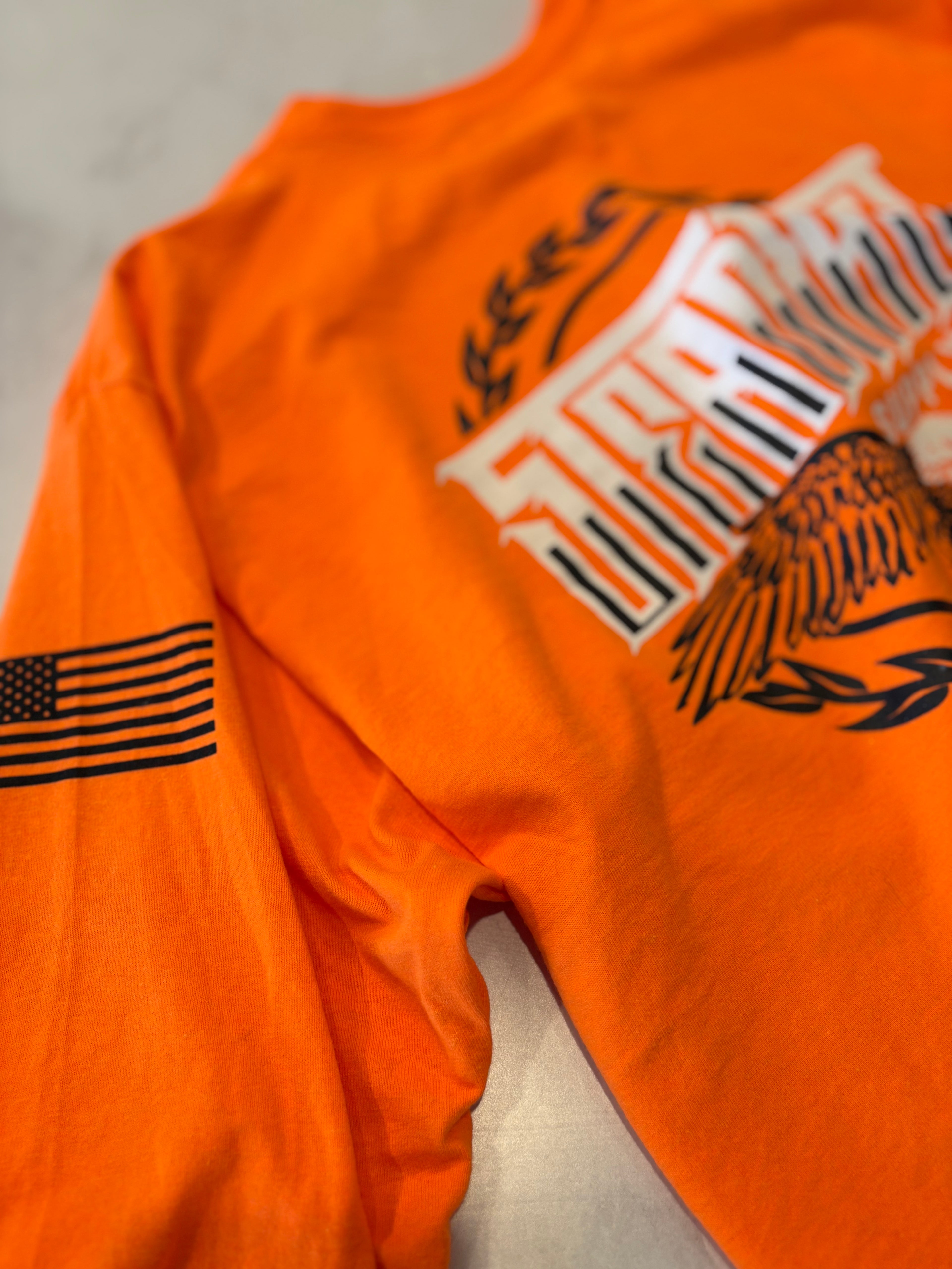 “SCREAMIN’ EAGLE” Hi-Viz Long Sleeve Tee