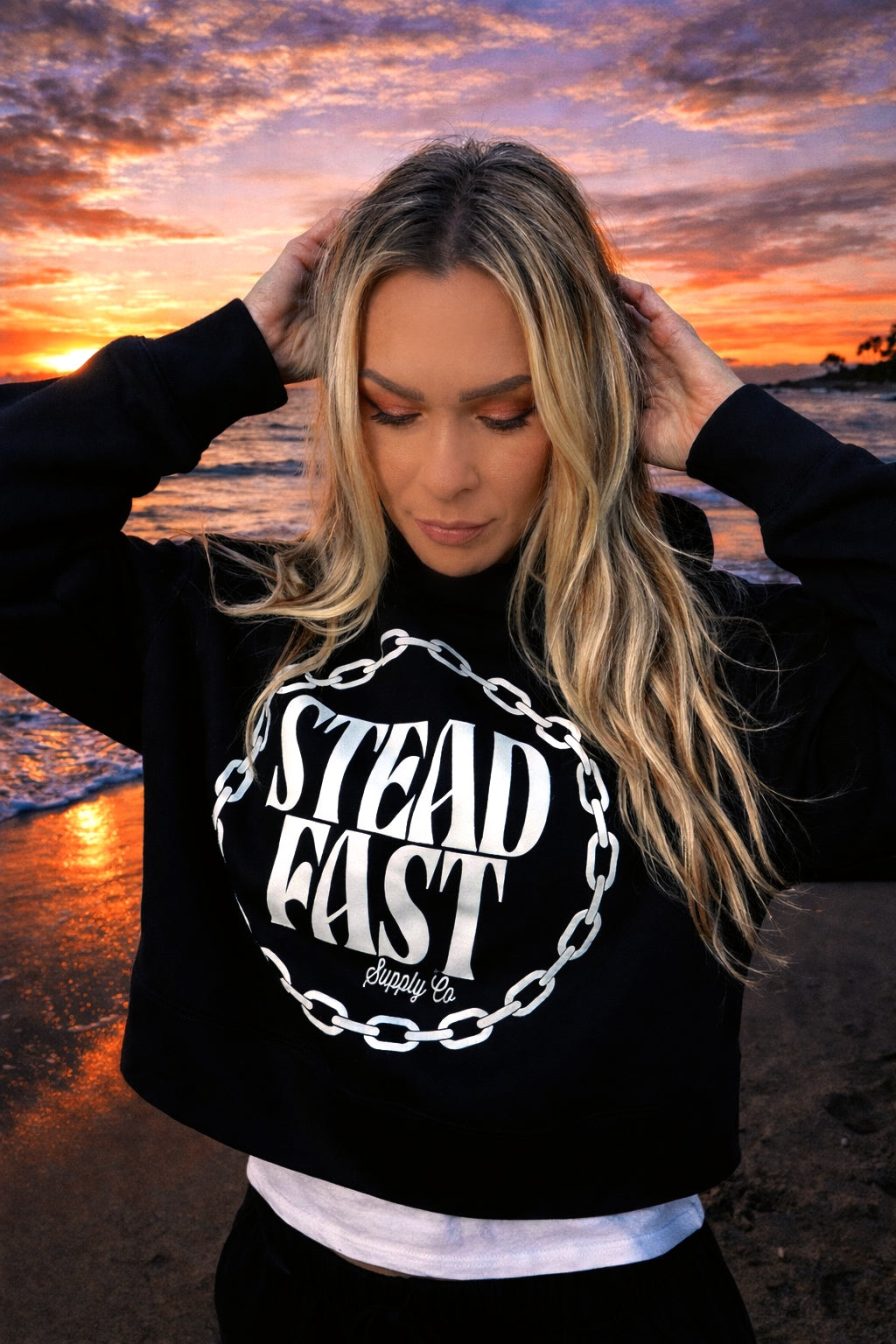 “ALWAYS” Women’s Crop Hoodie