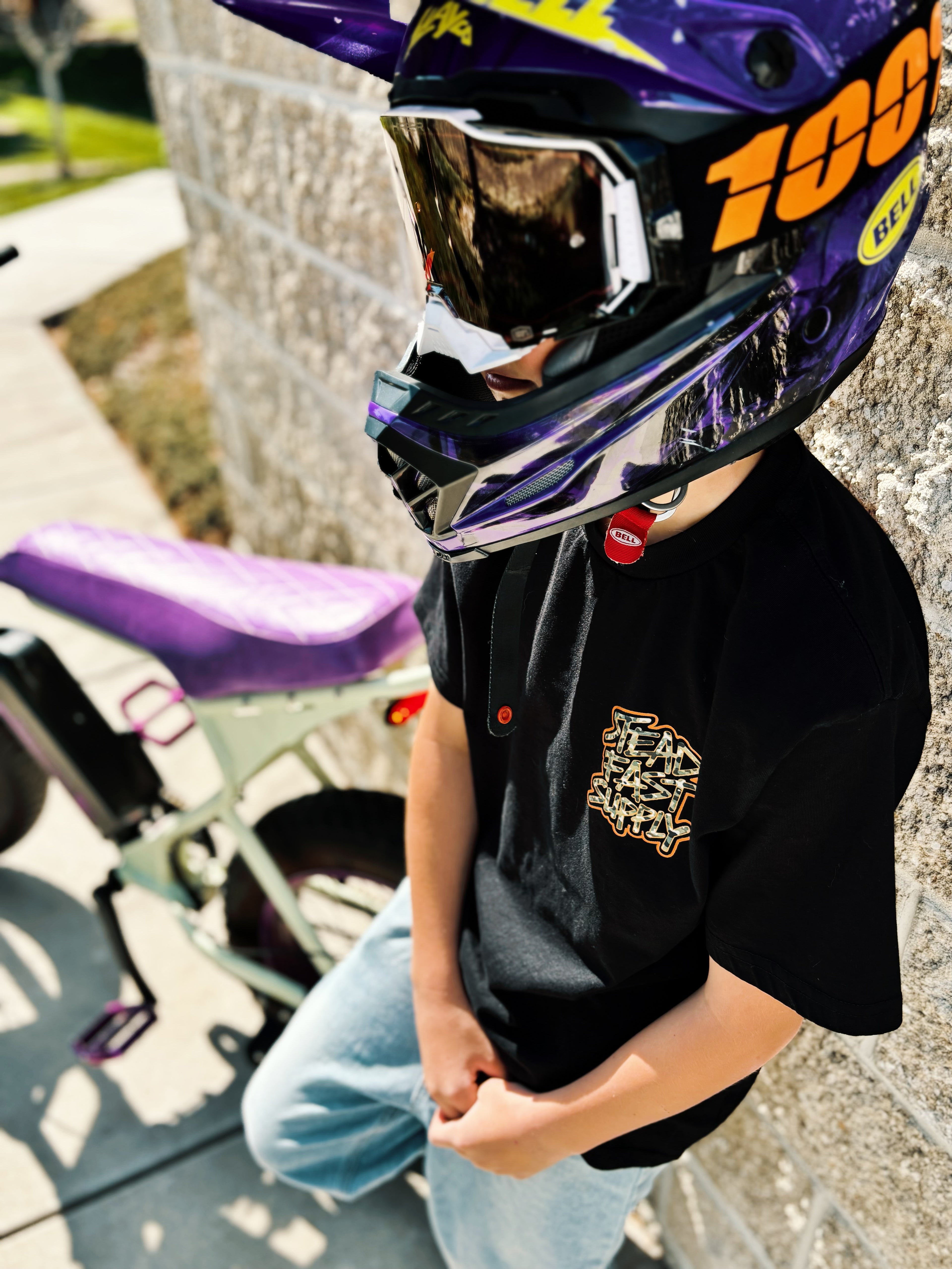 Youth “Camo Scratch” Tee