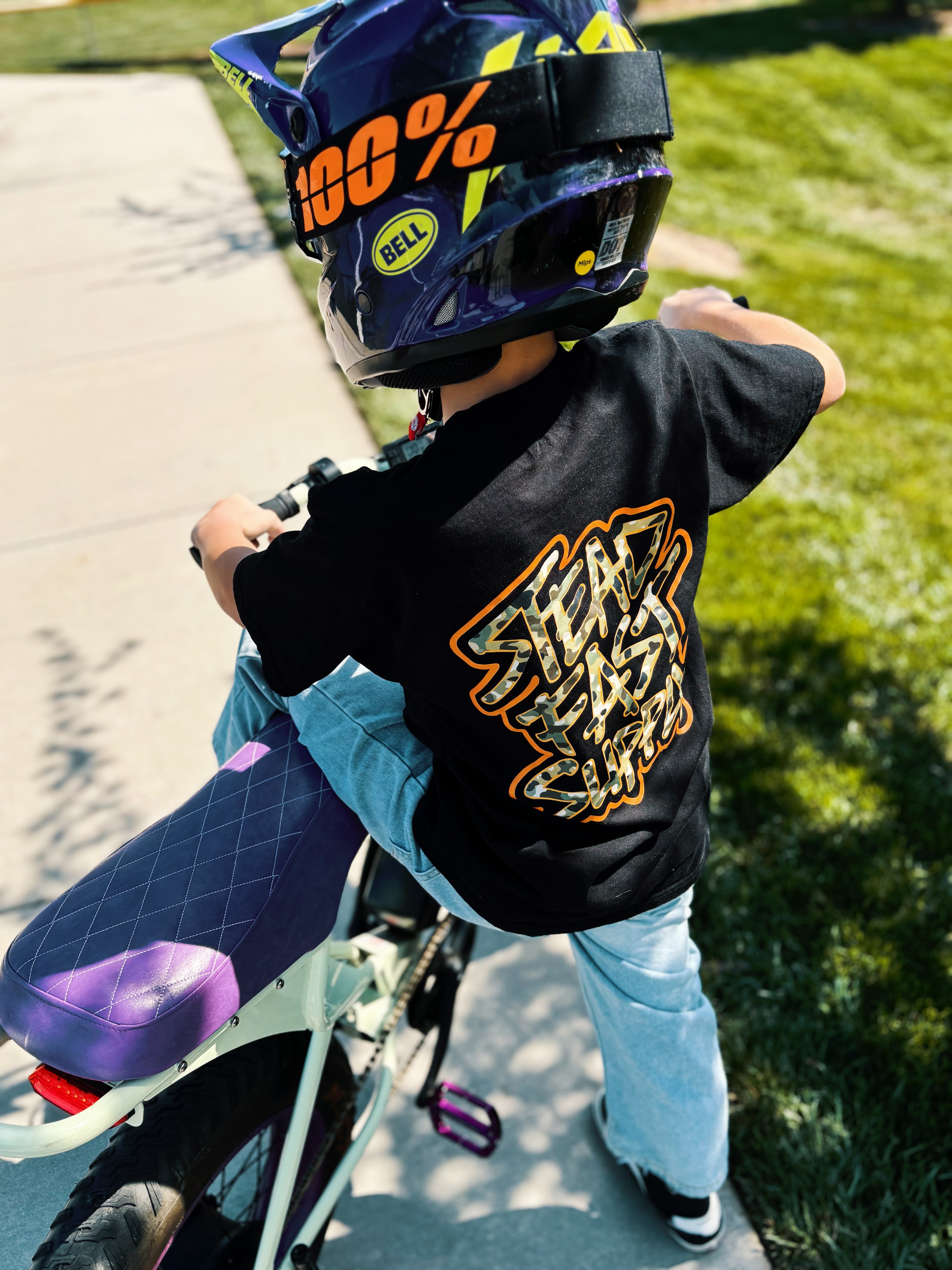 Youth “Camo Scratch” Tee