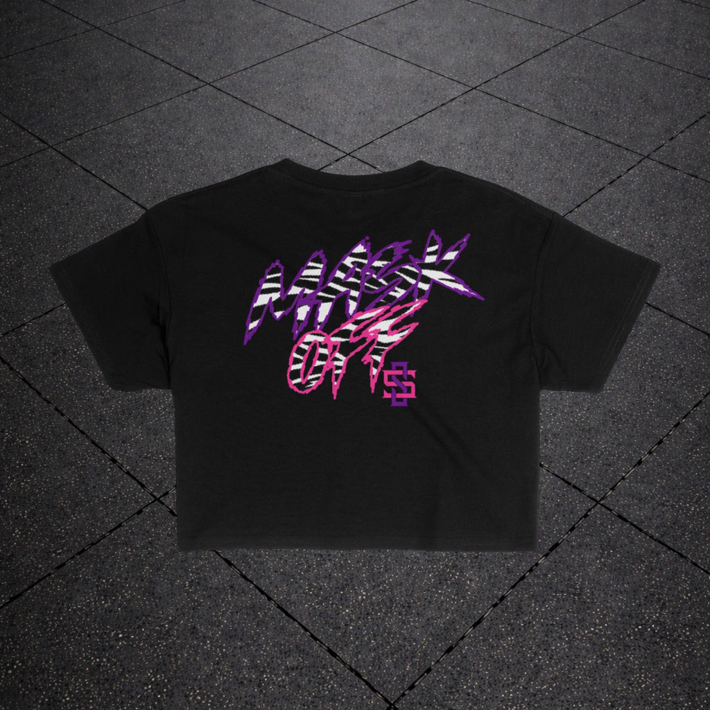 “MASK OFF” Women’s Crop Tee