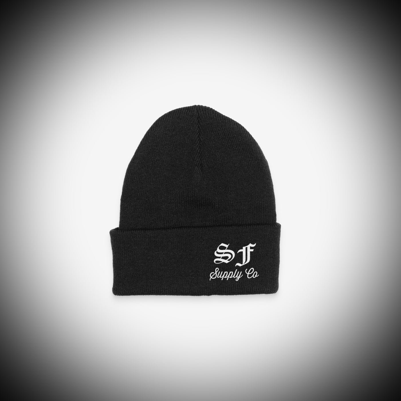 "S/F KREW" BEANIE BLACK