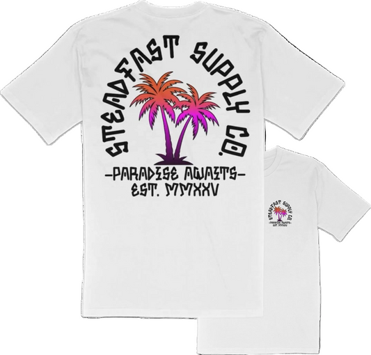“PARADISE AWAITS” Men’s Tee