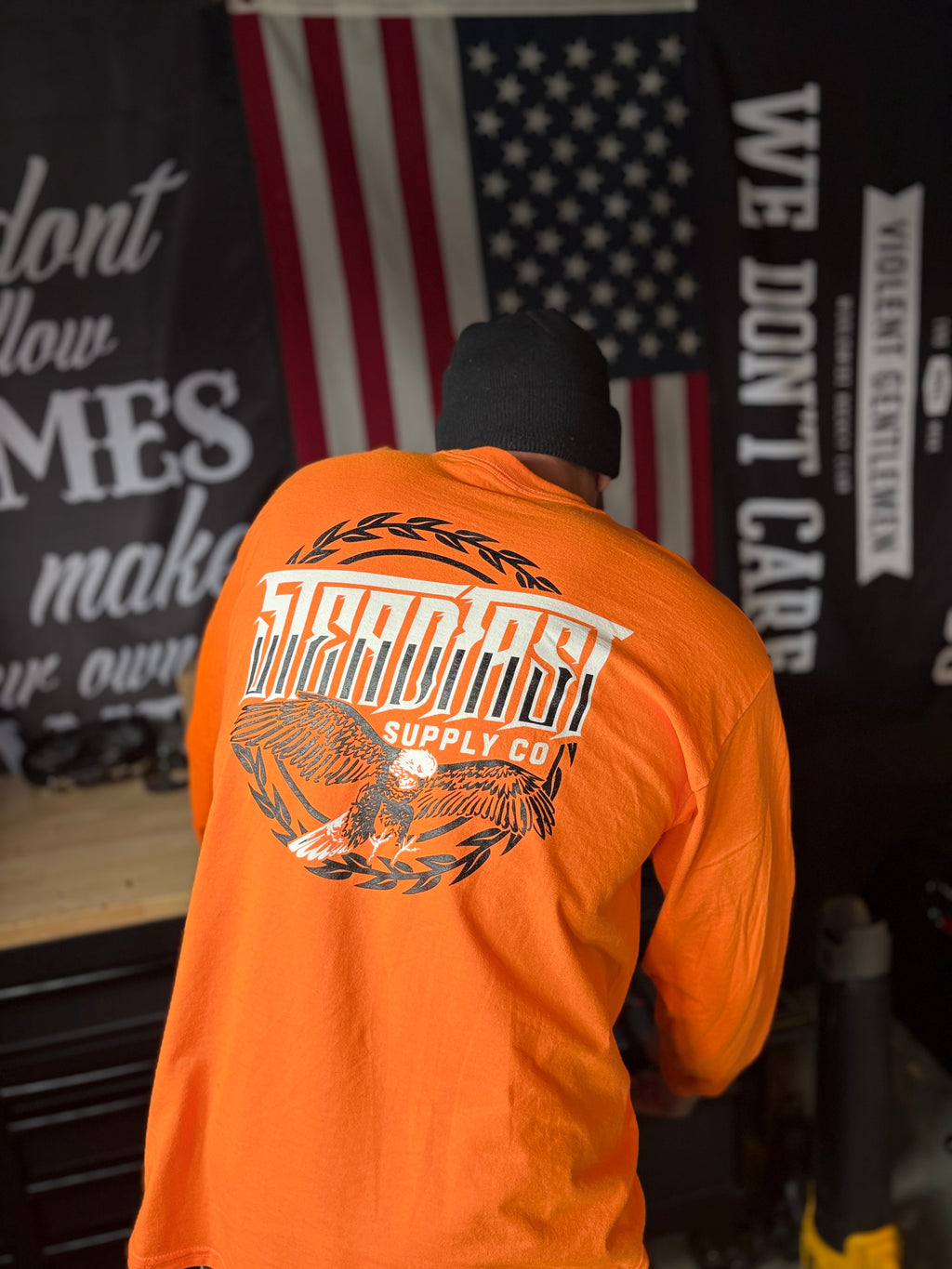 “SCREAMIN’ EAGLE” Hi-Viz Long Sleeve Tee
